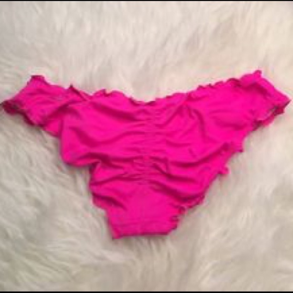 Victoria secret pink scrunch bikini bottom xs